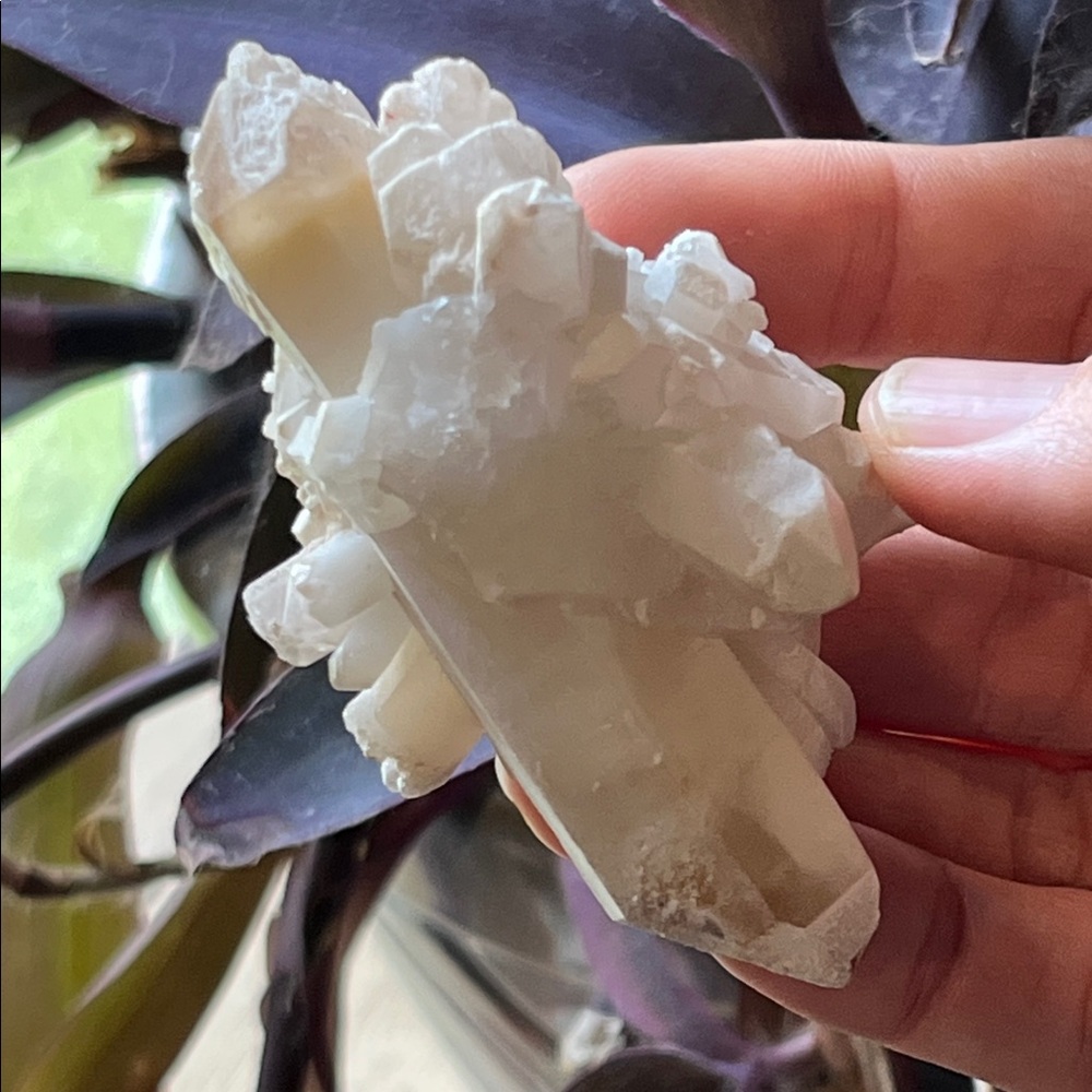 Elegant White Crystal Cluster